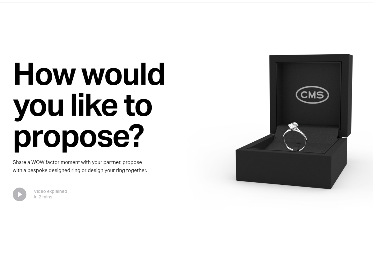 How would you like to propose